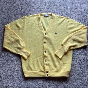 Vtg Izod of London / Lacoste cardigan